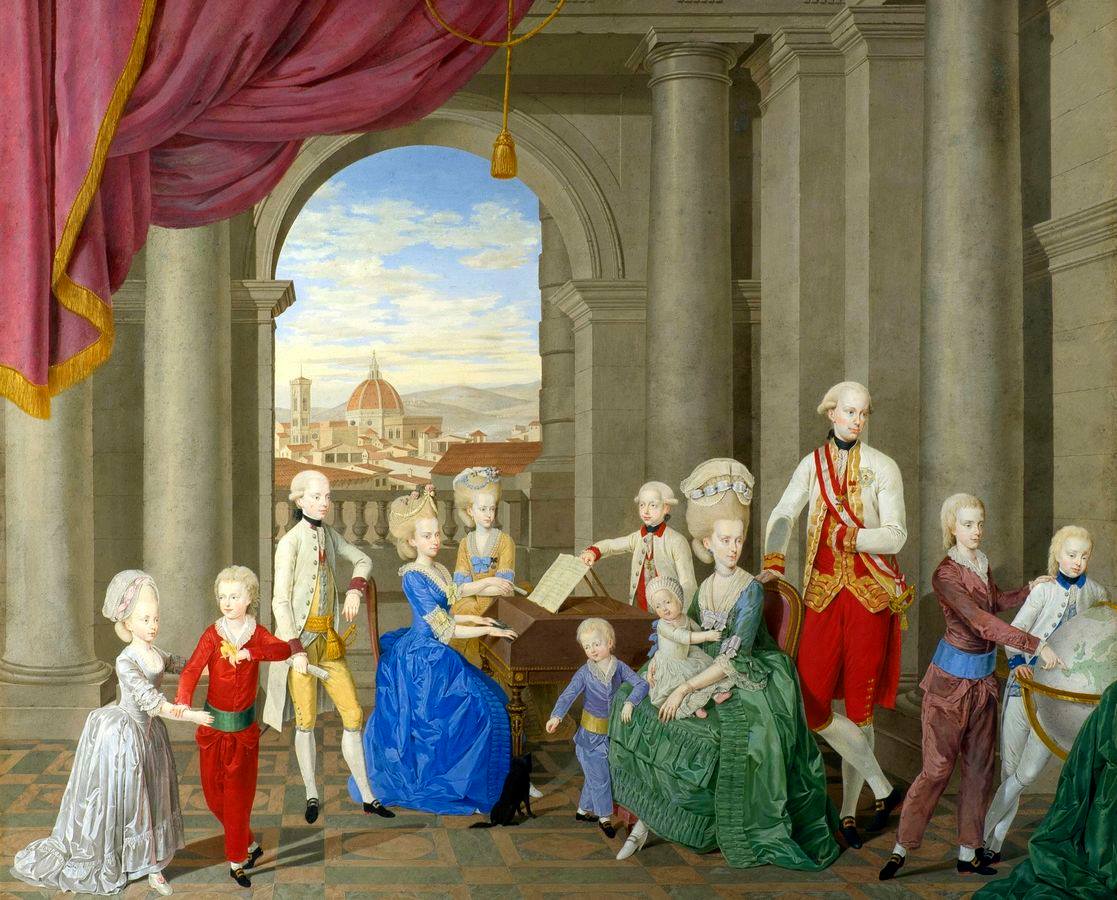 Family of Peter Leopold, Grand Duke of Tuscany by William Berczy