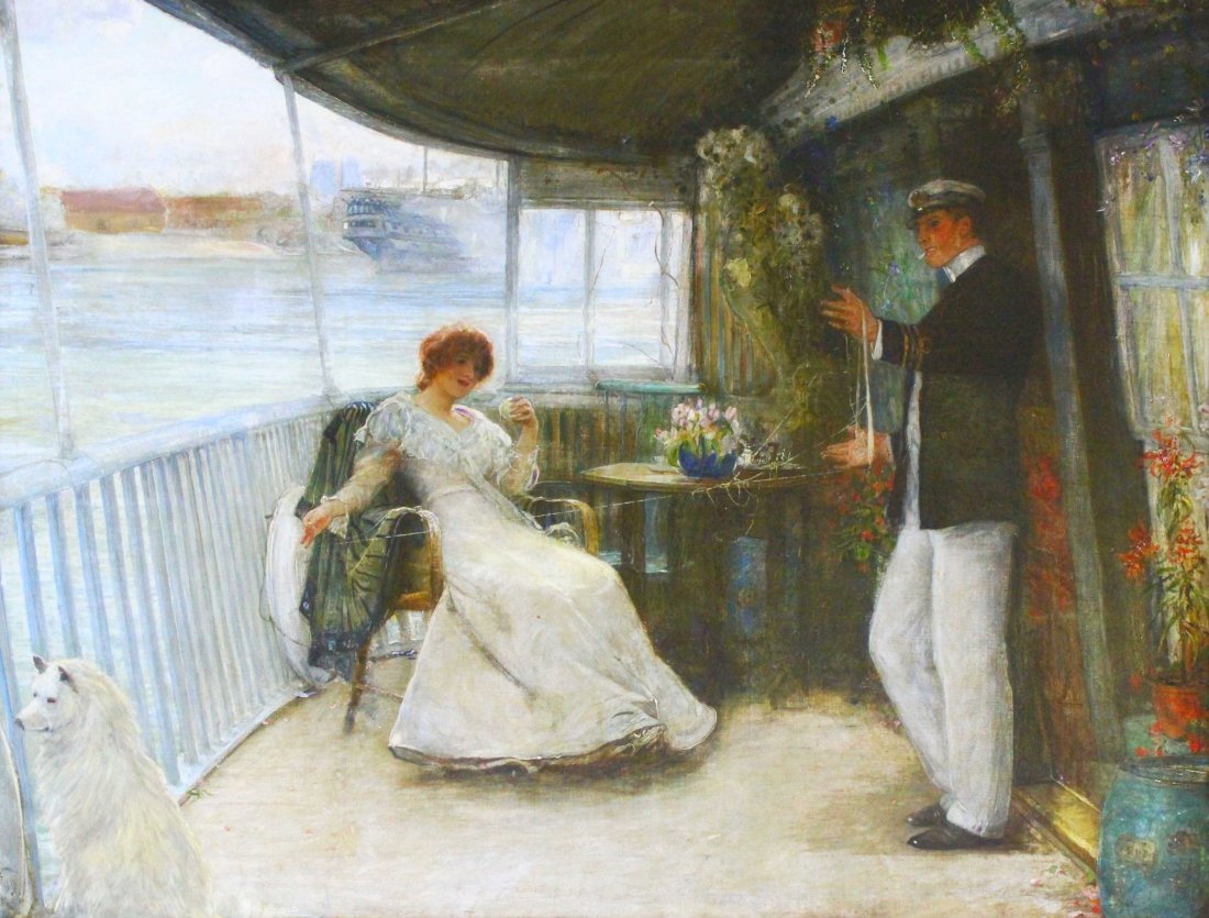 OC Steam Yacht 'May' by William Bruce Ellis Ranken