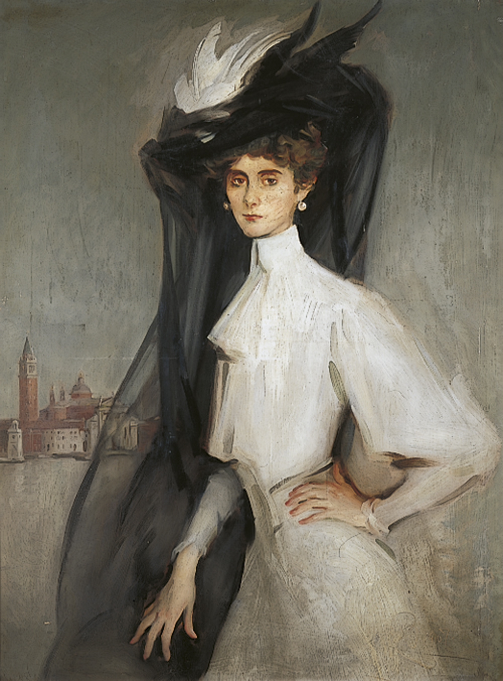 Olga Alberta (1871–1930), Baroness de Meyer by William Bruce Ellis Ranken
