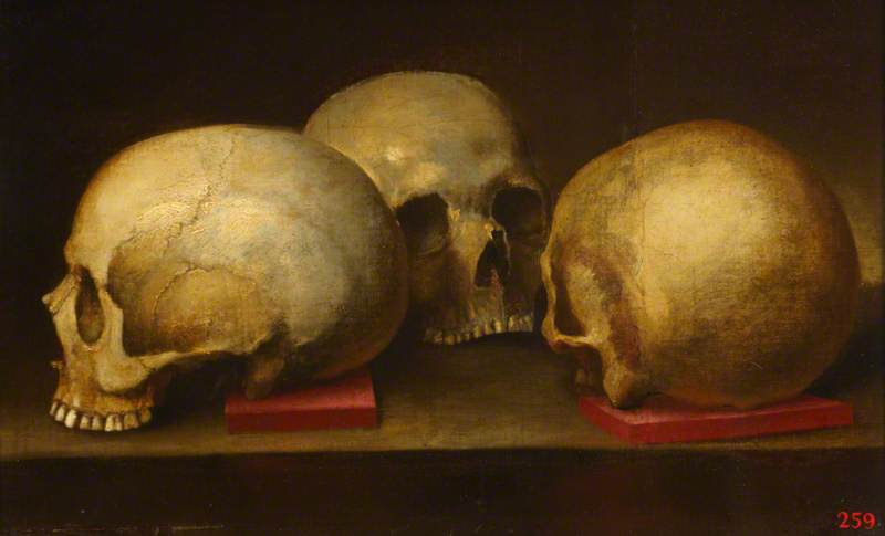 Three Skulls by William Cheselden