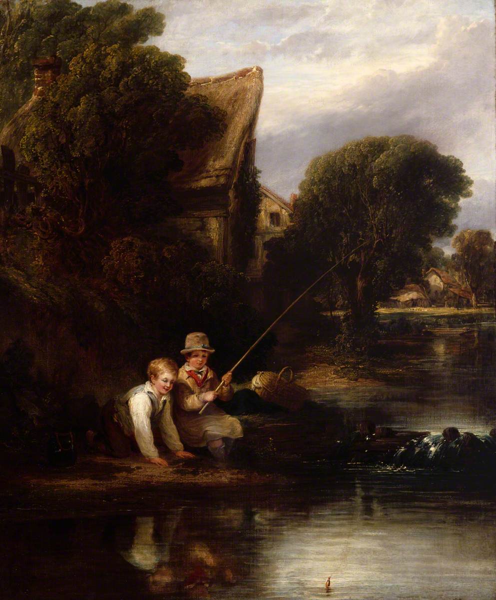 Young Anglers by William Collins
