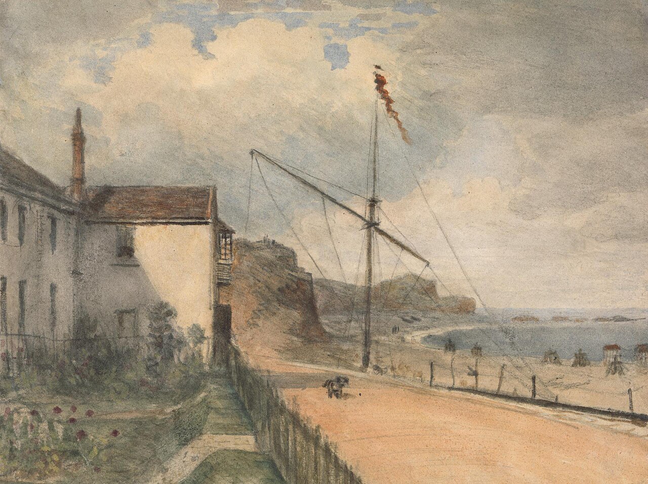 Budleigh, Salterton.from our own Garden by William Crotch