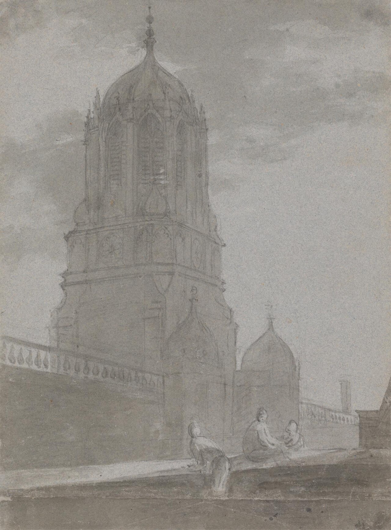 Tom Tower, Christ Church, Oxford by William Crotch