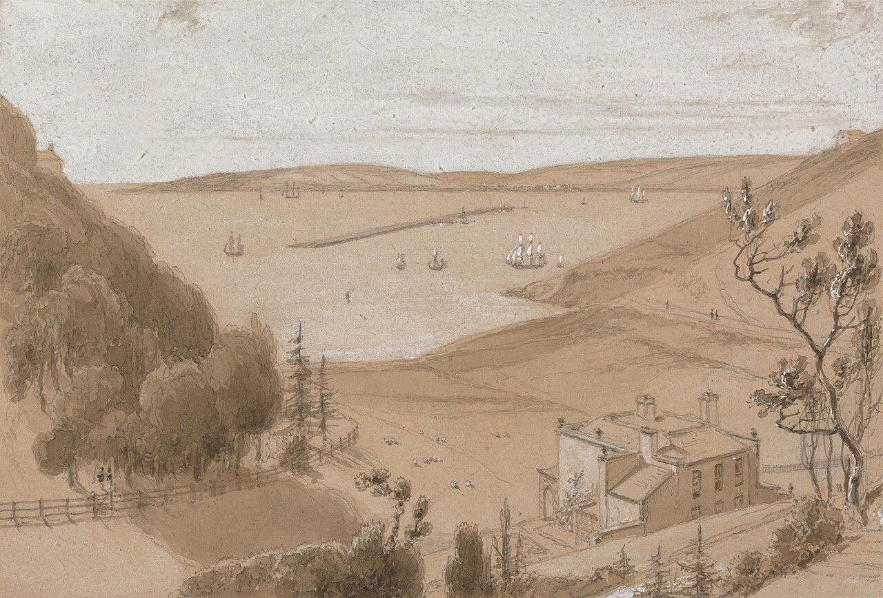 Bovisand, near Plymouth by William Daniell