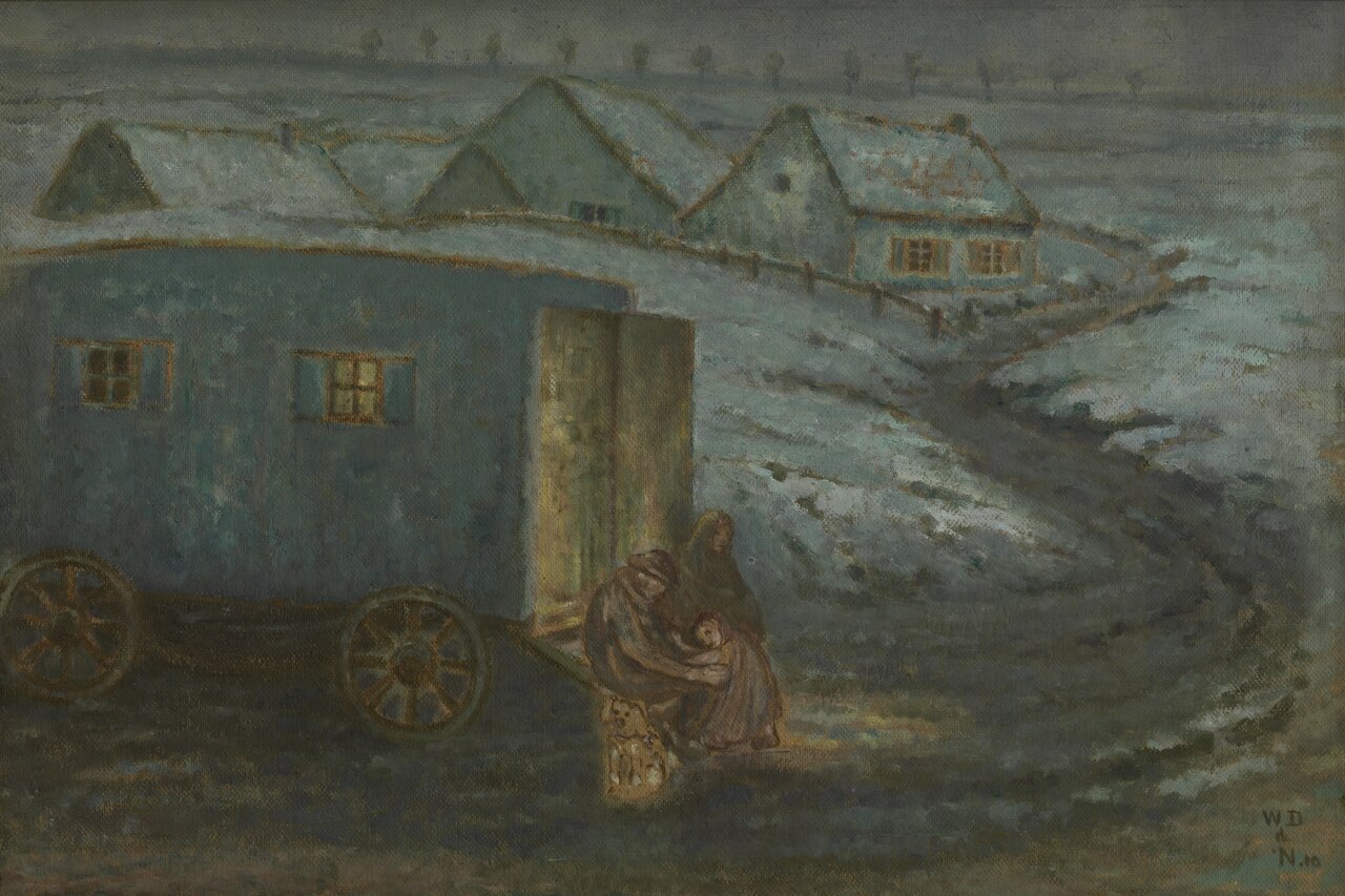 The Caravan by William Degouve de Nuncques