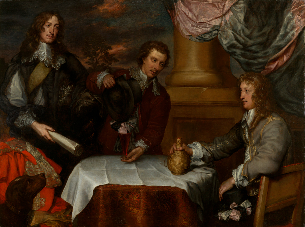 Prince Rupert, Colonel William Legge and Colonel John Russell by William Dobson
