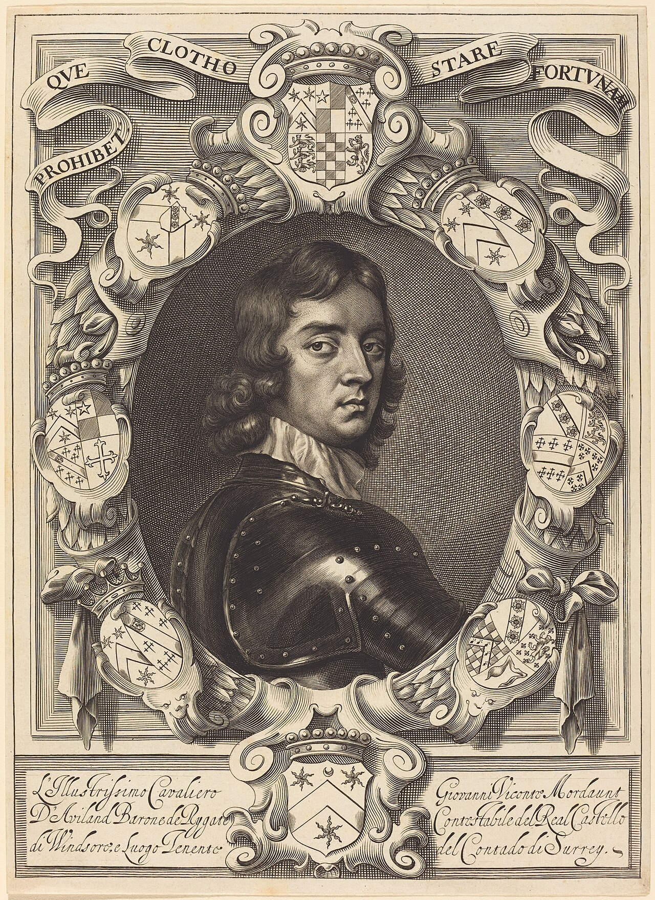 John Mordaunt, Viscount Mordaunt by William Faithorne