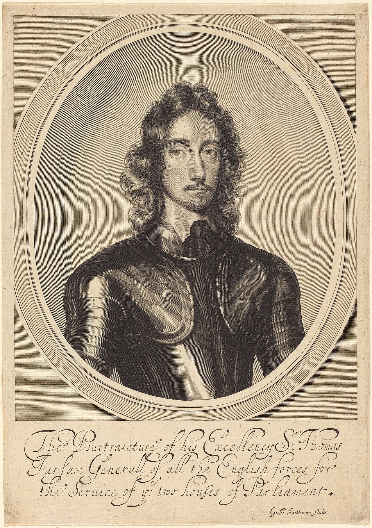 Lord Thomas Fairfax by William Faithorne