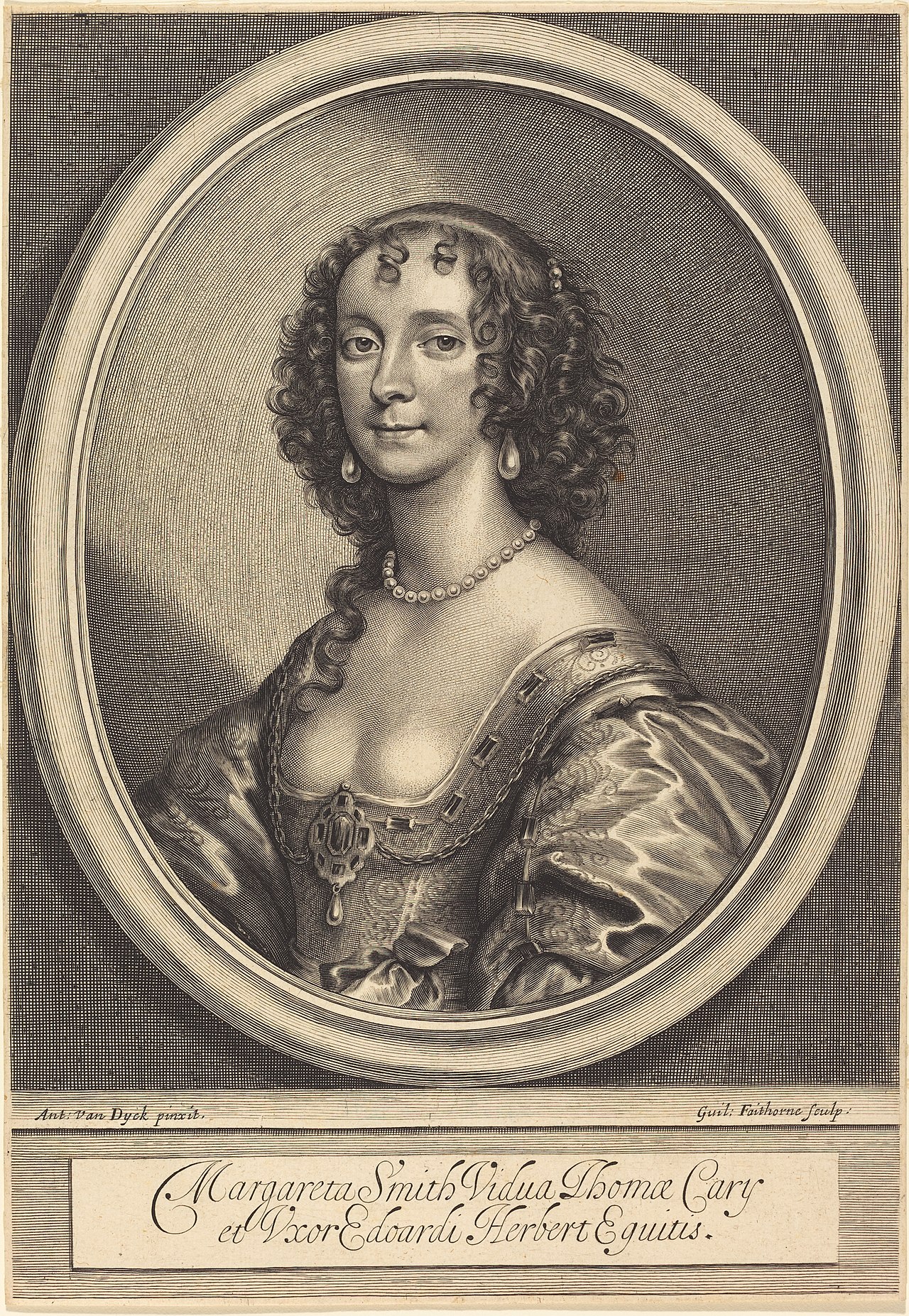 Margaret Smith by William Faithorne