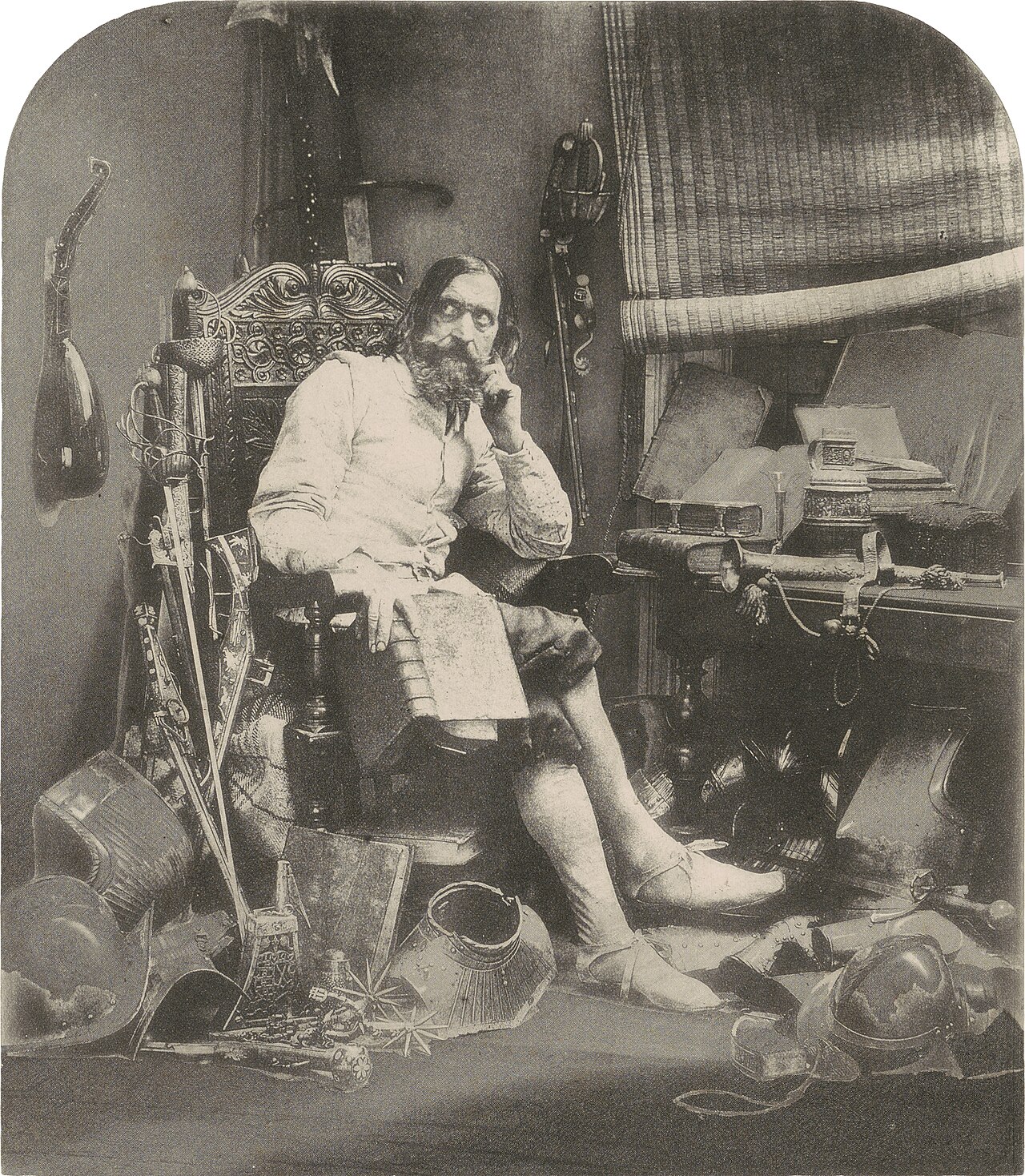 Don Quixote in his Study by William Frederick Lake Price