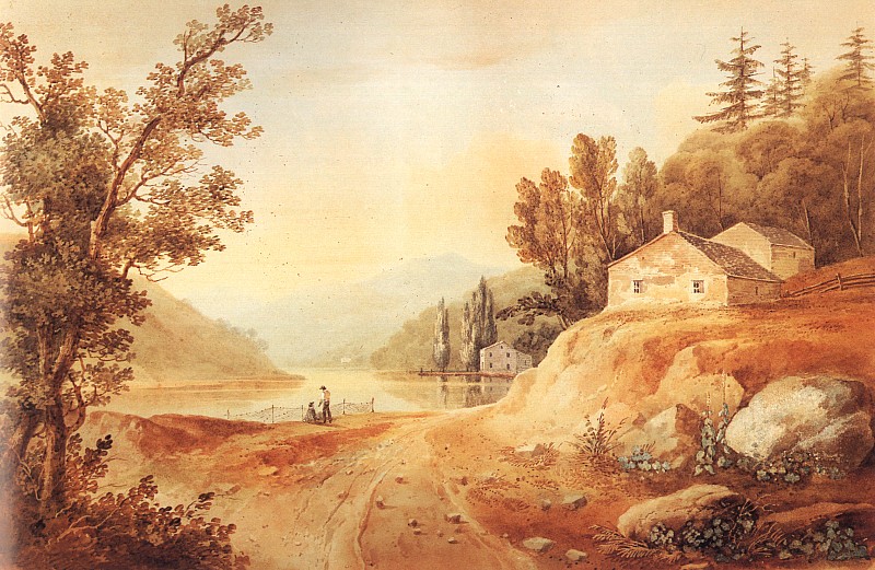 View near Fishkill, New York by William Guy Wall