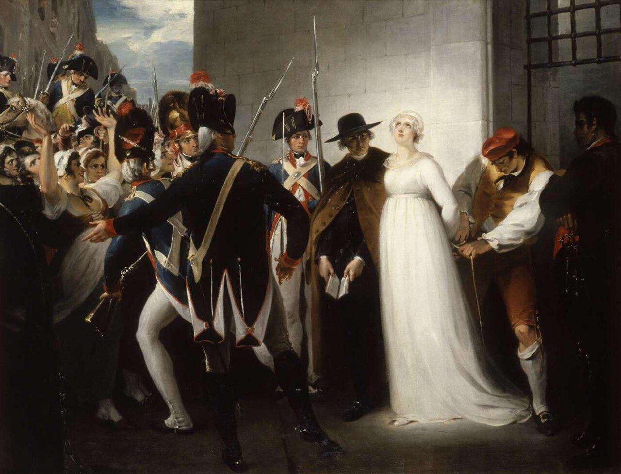Marie Antoinette being taken to her Execution, October 16, 1793 by William Hamilton