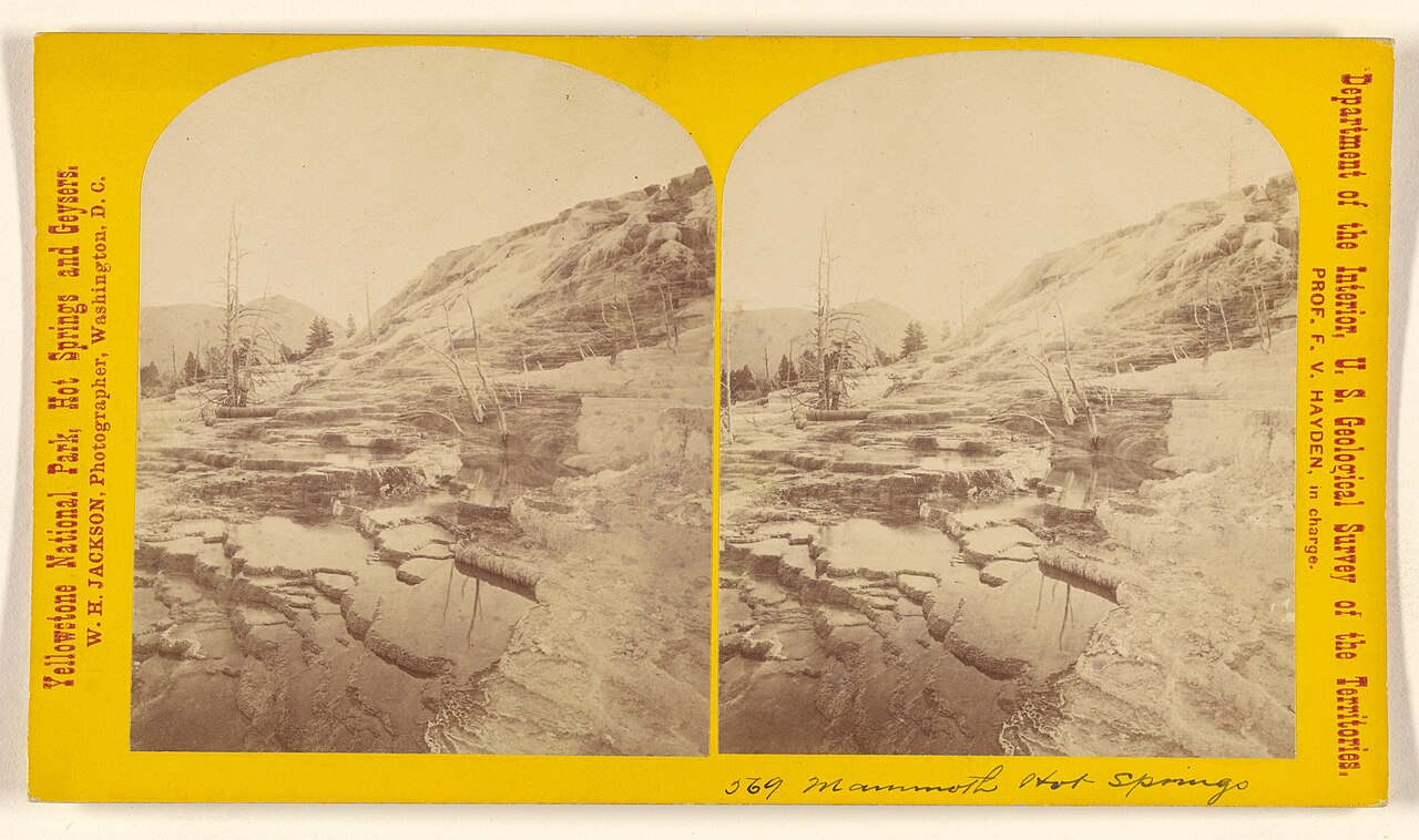 [Mammoth Hot Springs] by William Henry Jackson