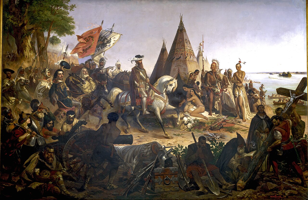 Discovery of the Mississippi by De Soto by William Henry Powell