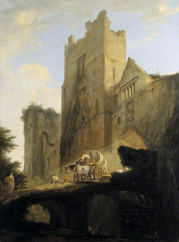 Ludlow Castle, Shropshire by William Hodges
