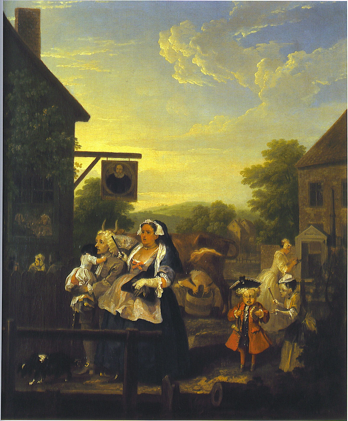 Four Times of the Day by William Hogarth