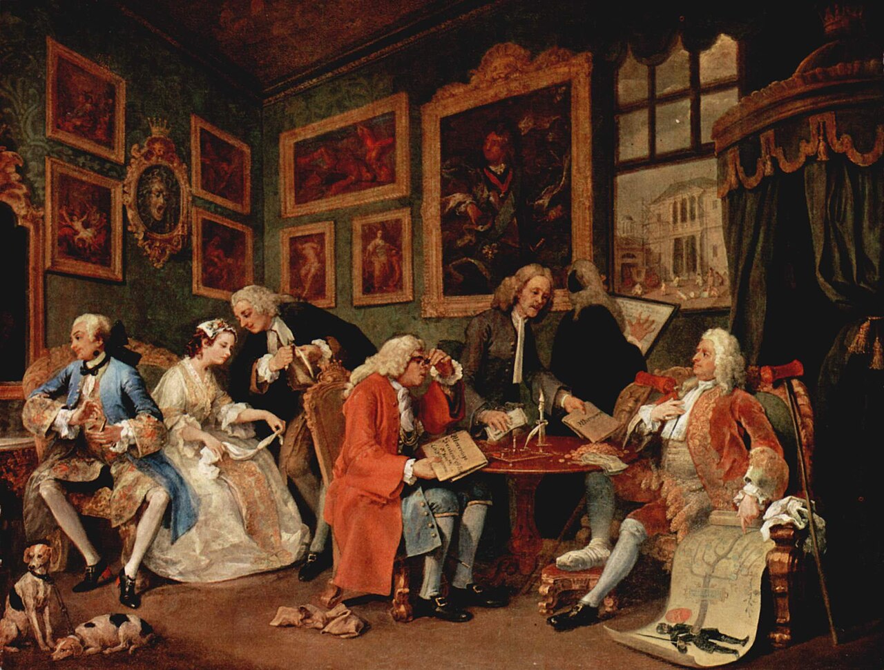 Marriage à-la-mode by William Hogarth