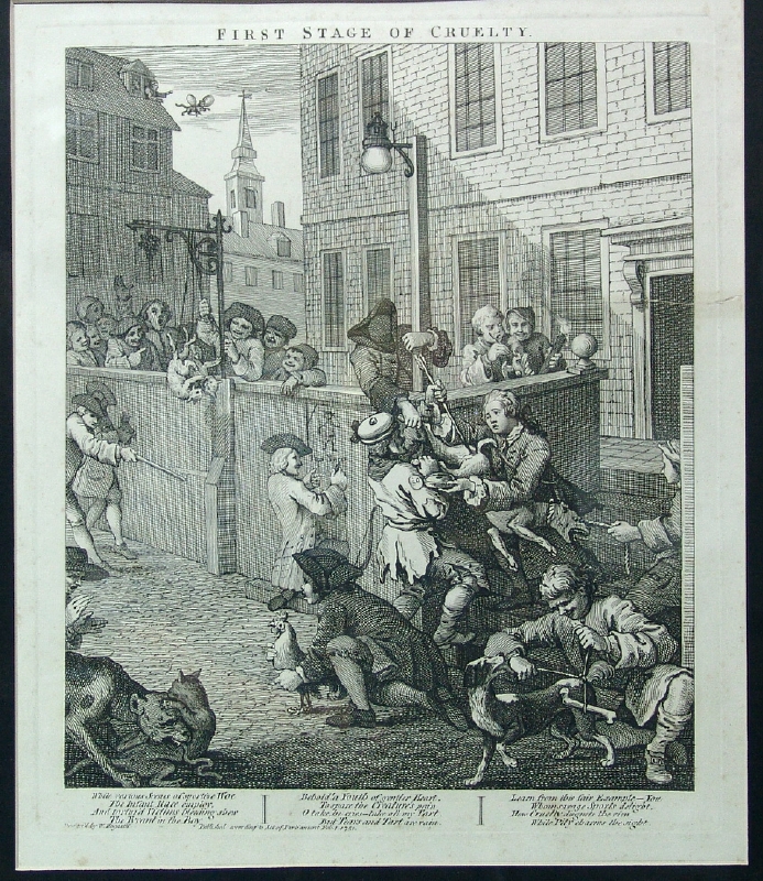 The Four Stages of Cruelty by William Hogarth
