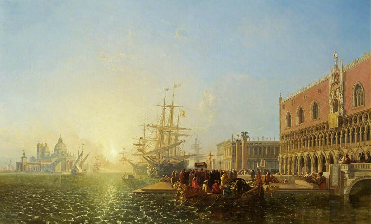 The Doge's Palace, Venice by William James Müller