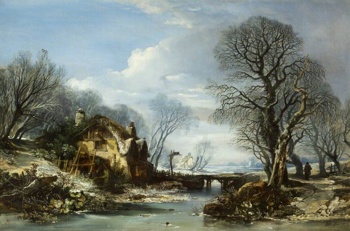 Winter Scene, Porlock by William James Müller