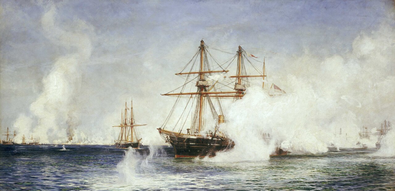 'Well Done "Condor"': The Bombardment of Alexandria by William Lionel Wyllie