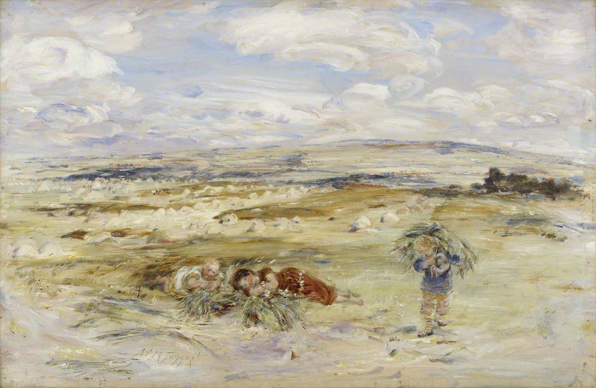 Hayfield, Broomieknowe by William McTaggart