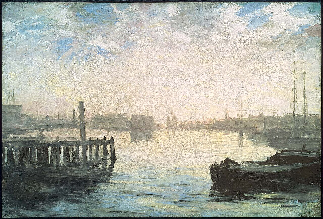 Gloucester Harbor by William Morris Hunt