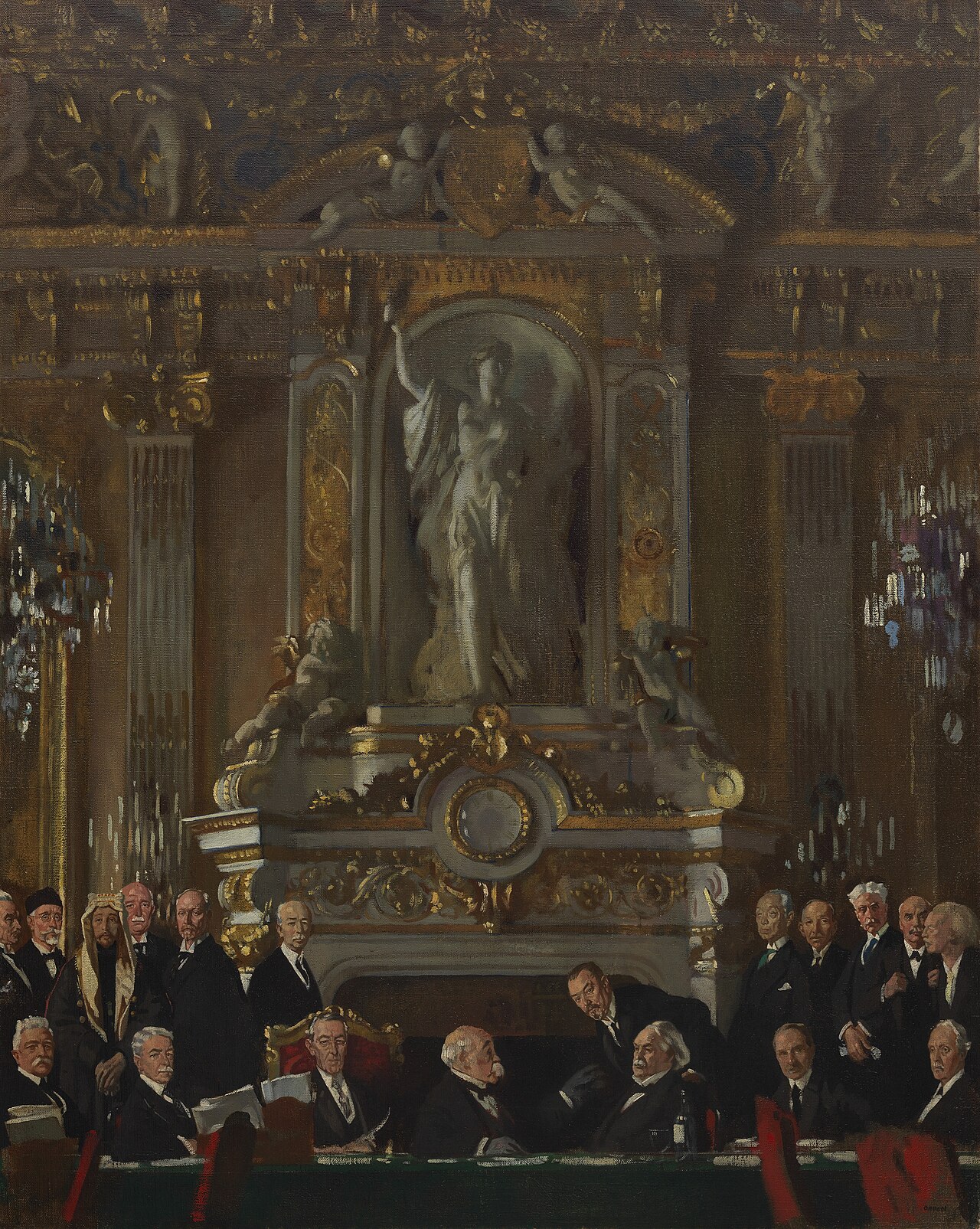 A Peace Conference at the Quai d'Orsay by William Orpen