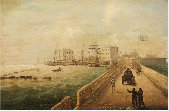 A View of the South Wall and the Pigeon House by William Sadler