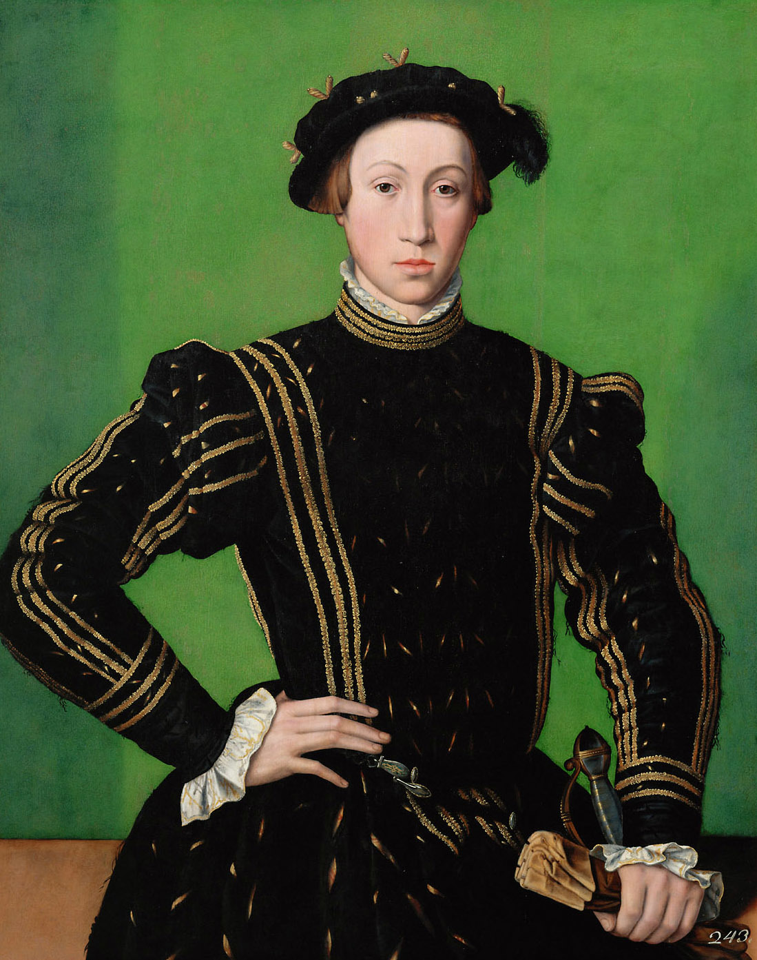 Portrait of Emperor Maximilian II (1527-1576) by William Scrots