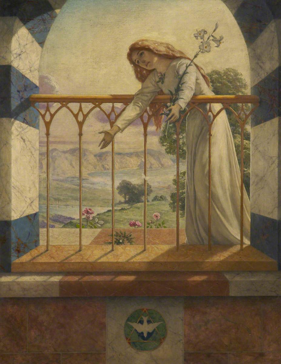 The Blessed Damozel by William Shakespeare Burton