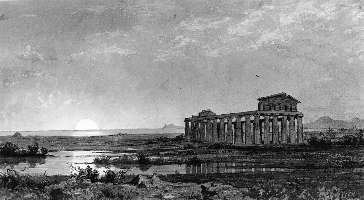 Temple of Ceres at Paestum by William Stanley Haseltine
