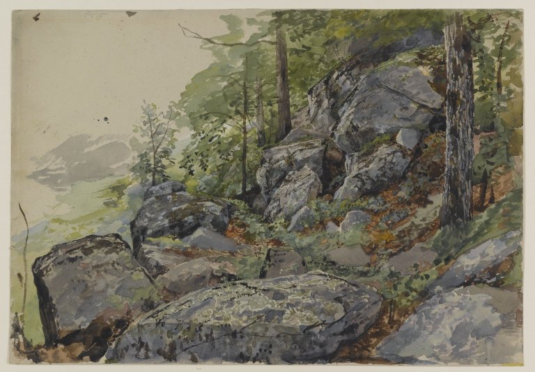 Woodland Boulders by William Trost Richards