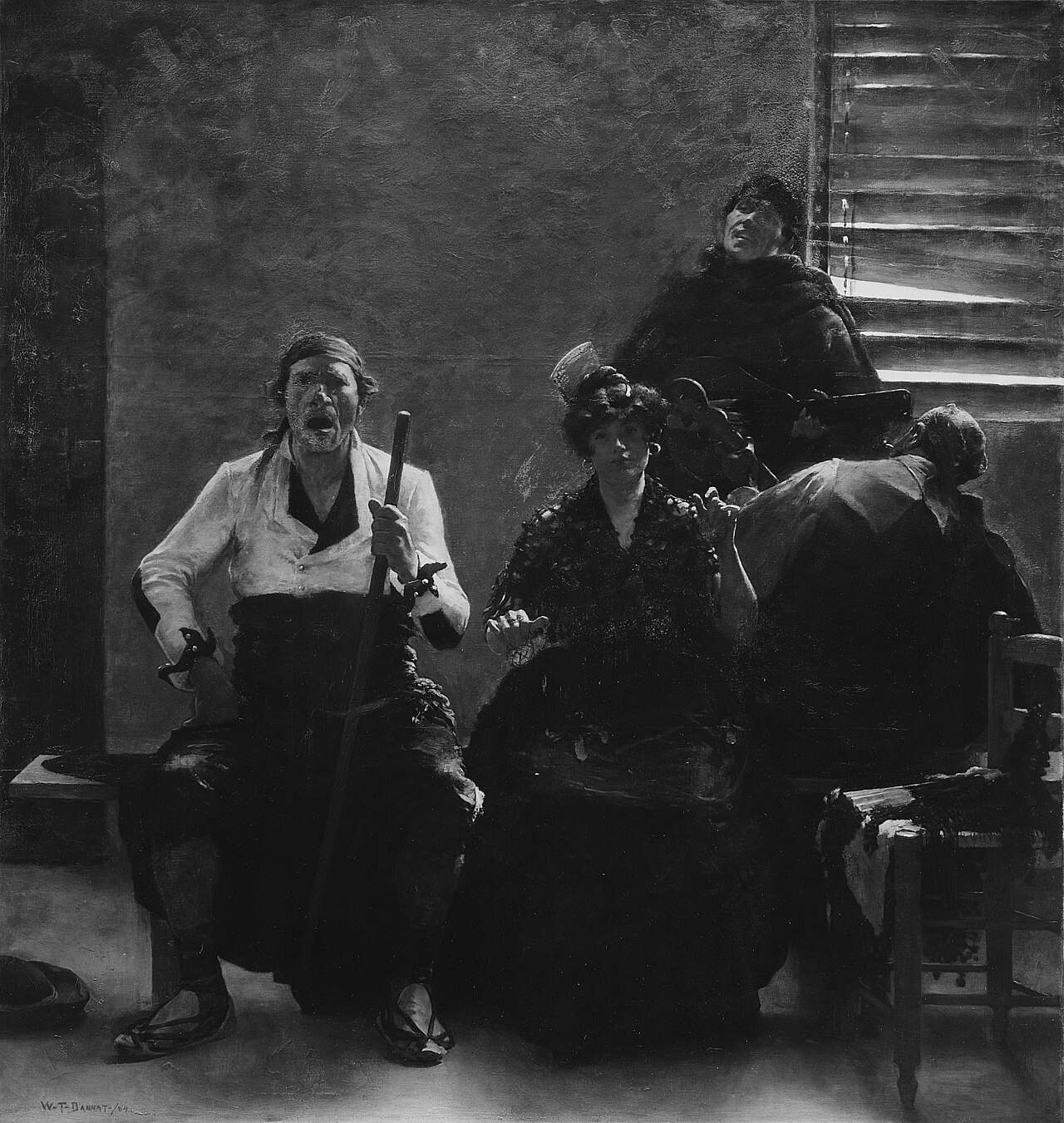The Quartette (Un quatuor) by William Turner Dannat
