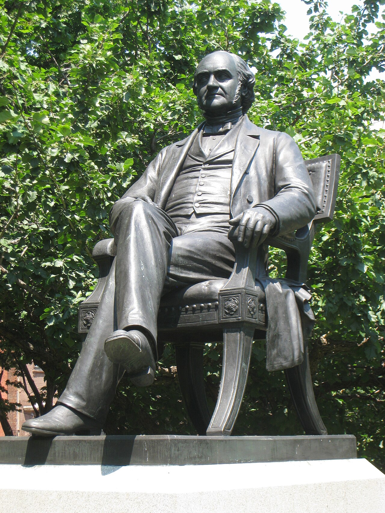 George Peabody by William Wetmore Story