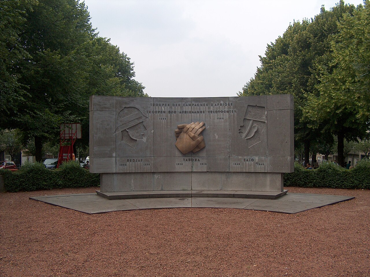 Schaerbeek Colonial Troops Memorial by Willy Kreitz
