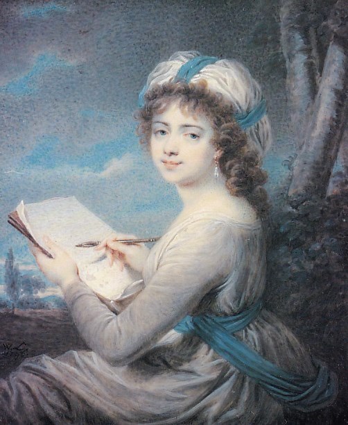 Portrait of Anna Maria Potocka by Wincenty de Lesseur