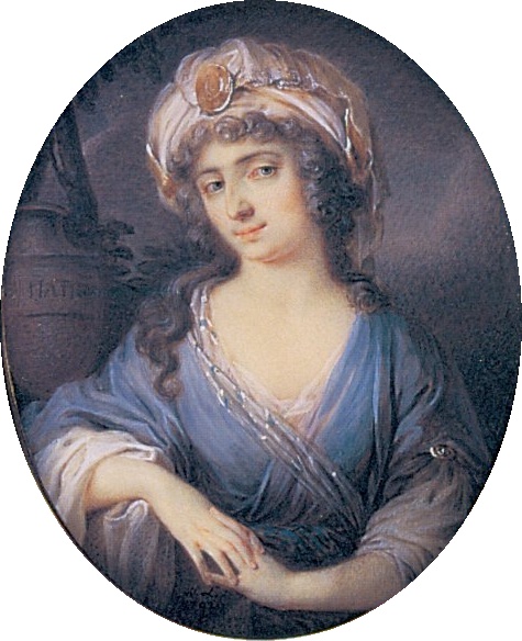 Portrait of Tekla Czaplic by Wincenty de Lesseur