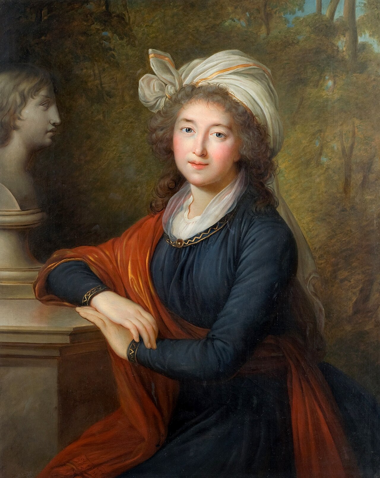 Portrait of Izabela Lubomirska née Czartoryska by Wincenty Sleńdziński