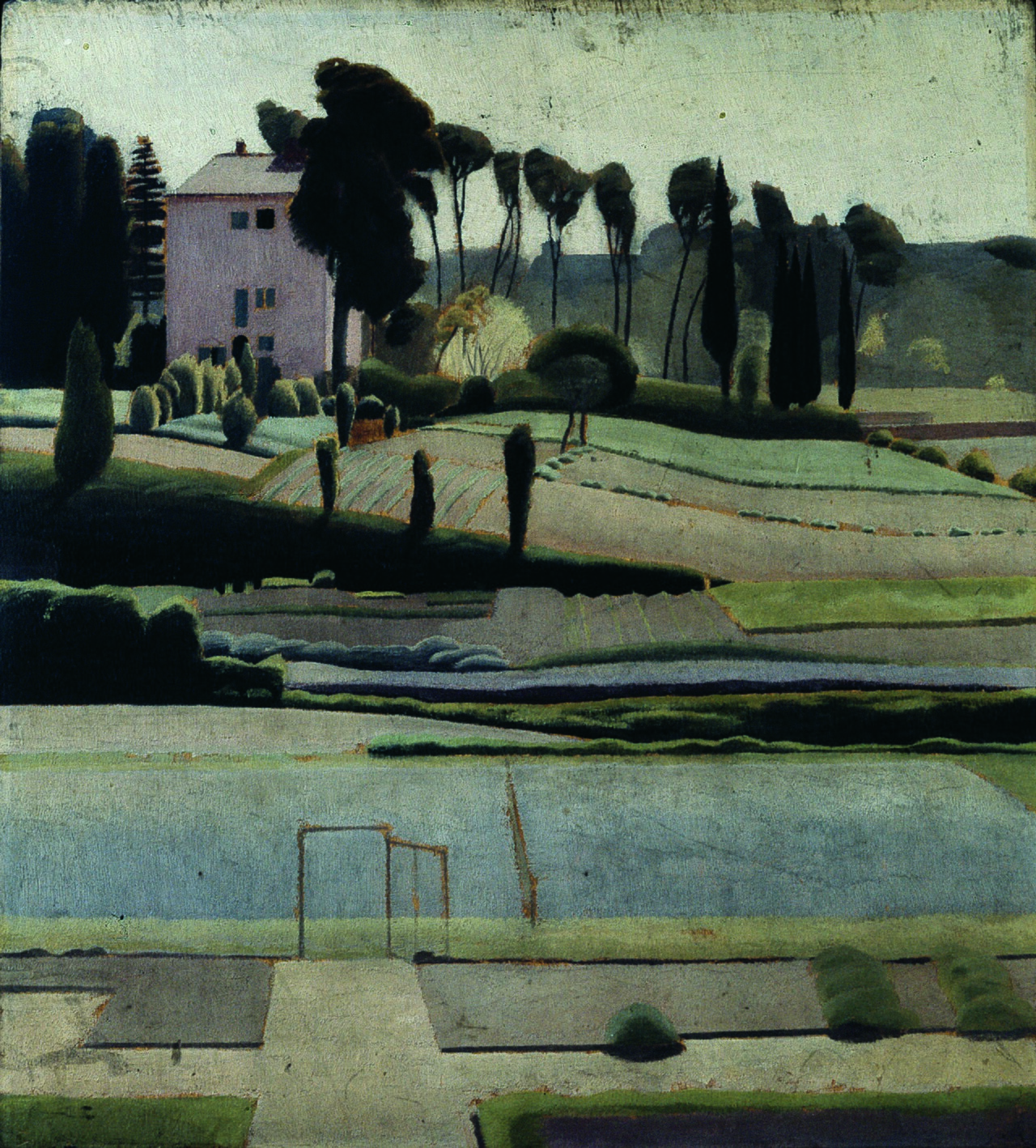 A View to the East from the British School at Rome by Winifred Knights