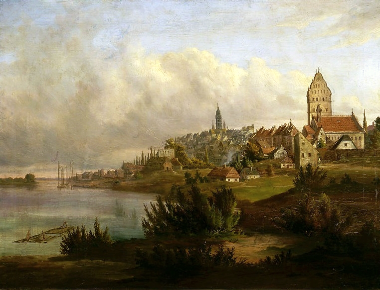 View of the New and the Old Town to the north. by Wojciech Gerson