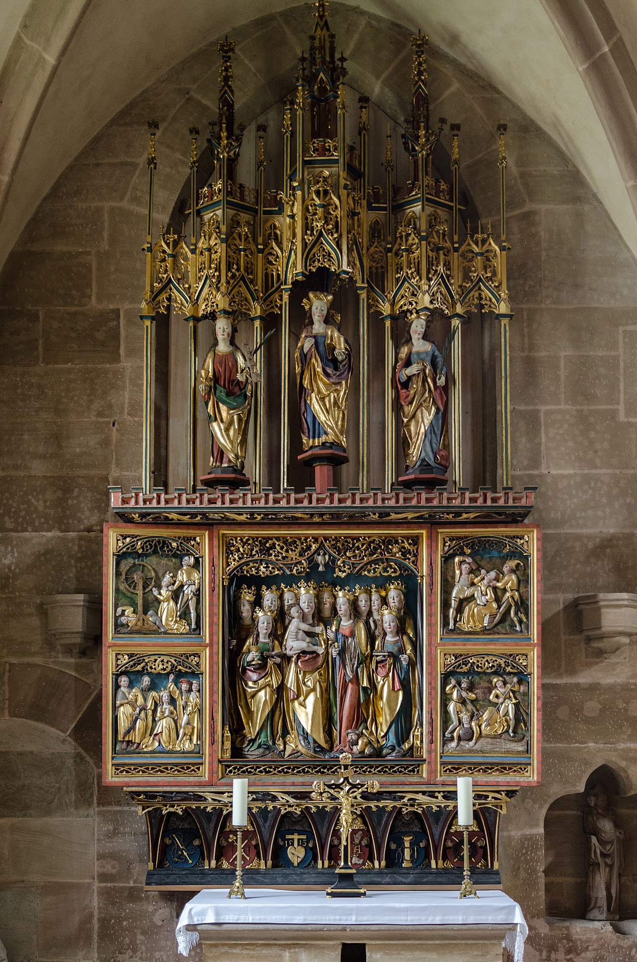 Altar of the 11,000 virgins by Wolf Traut