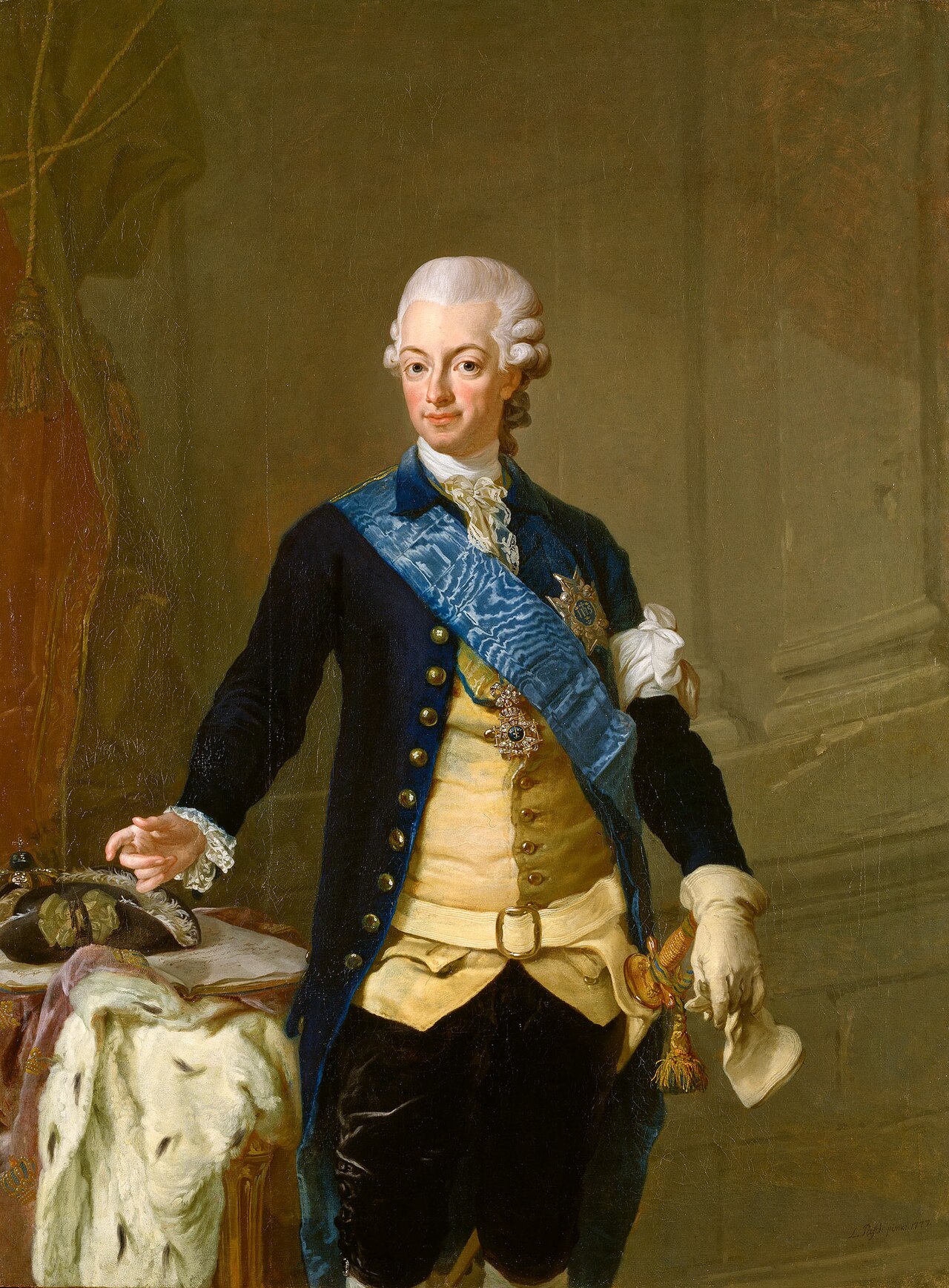 King Gustav III of Sweden by Wolfgang Adam Töpffer