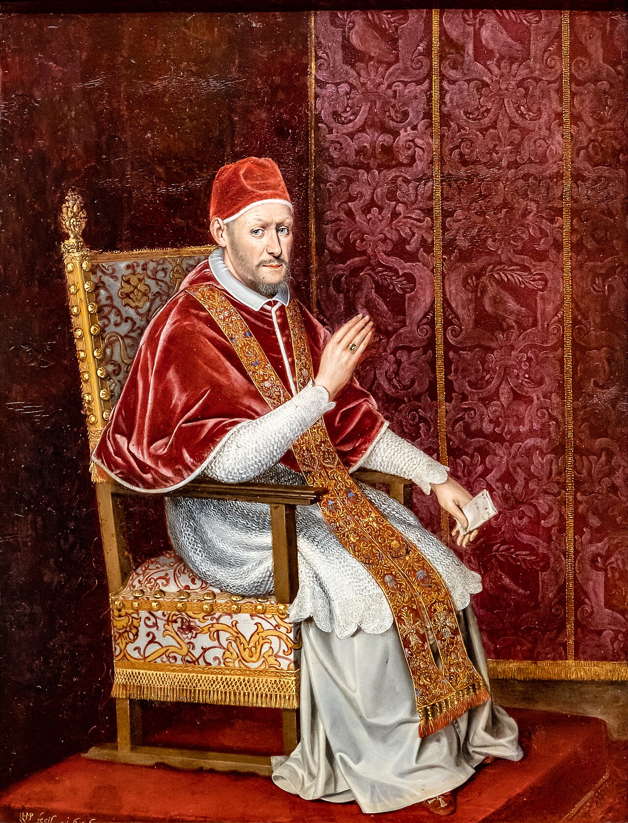 Portrait of Pope Innocent X by Wolfgang Heimbach