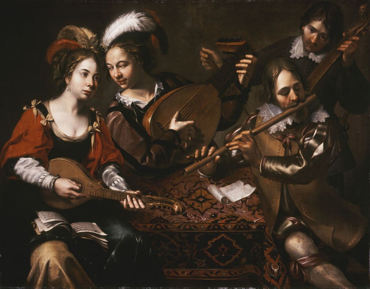 Company Making Music by Wouter Crabeth II