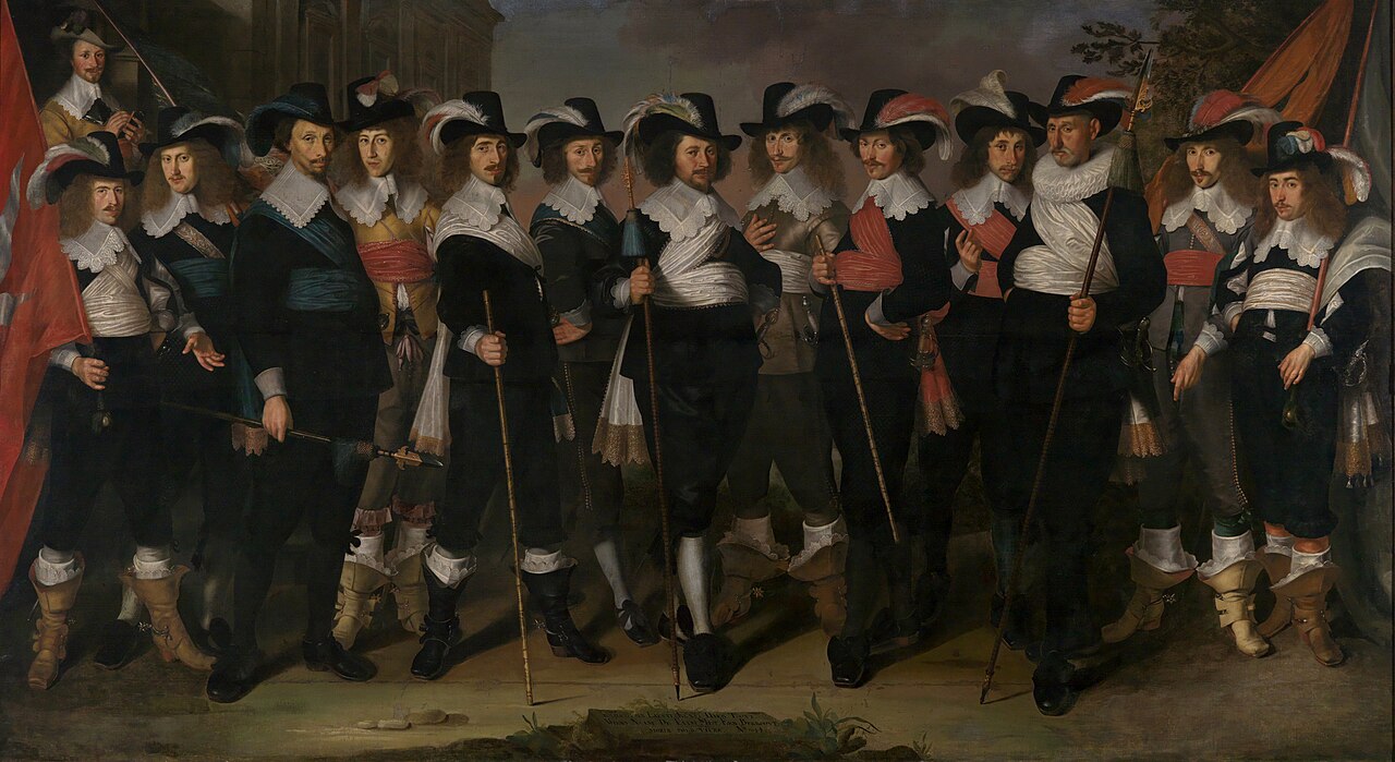 Officers and Guardsmen of the Company of Colonel Herman Herbertsz. by Wouter Crabeth II