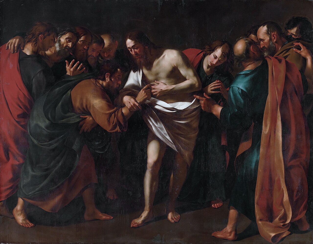 The incredulity of St Thomas by Wouter Crabeth II
