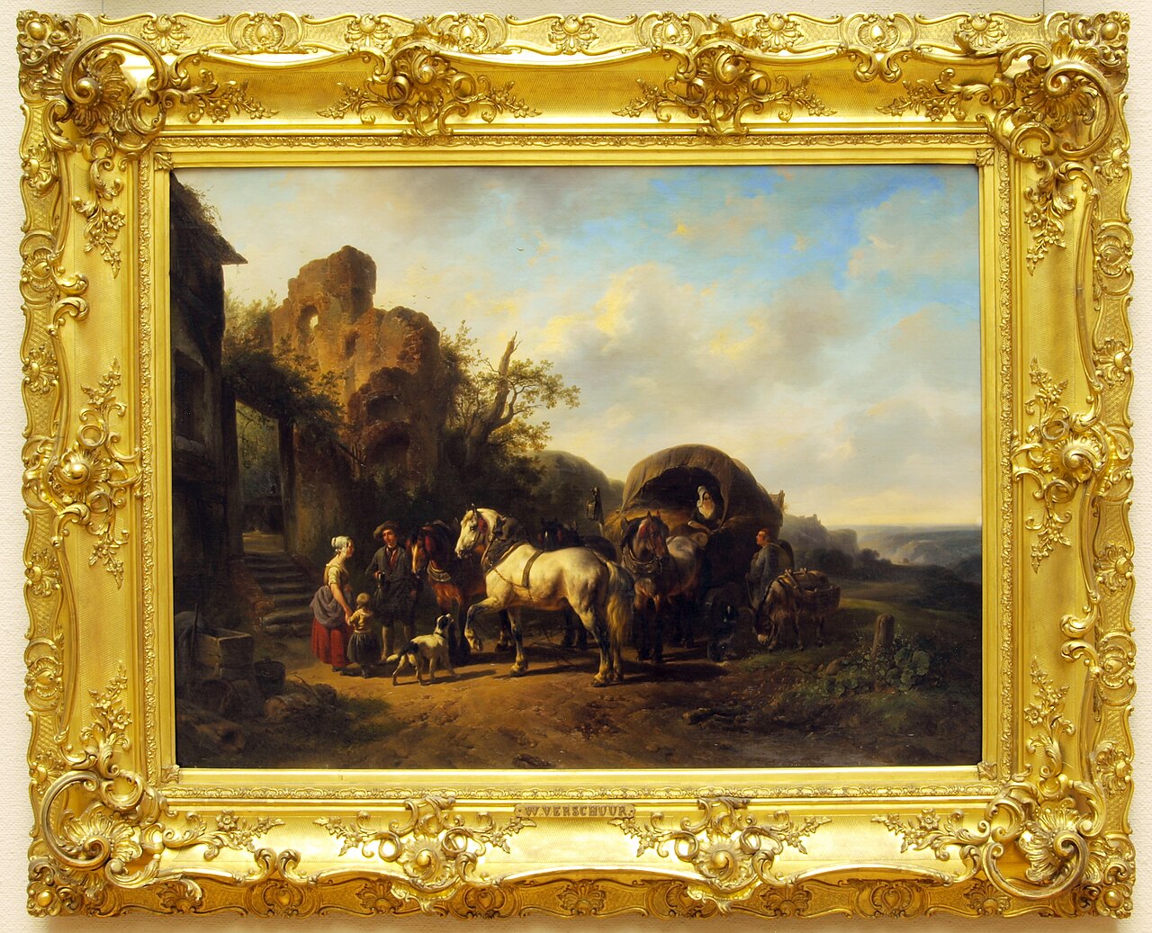 De Pleisterplaats by Wouterus Verschuur