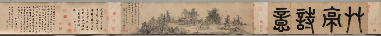 Poetic Feeling in a Thatched Pavilion by Wu Zhen