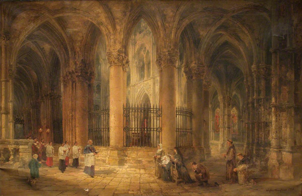 Abbaye-aux-hommes, Caen, France by Wyke Bayliss